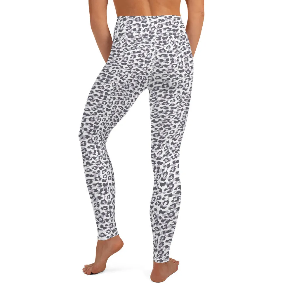 Yoga Leggings in Snow Leopard